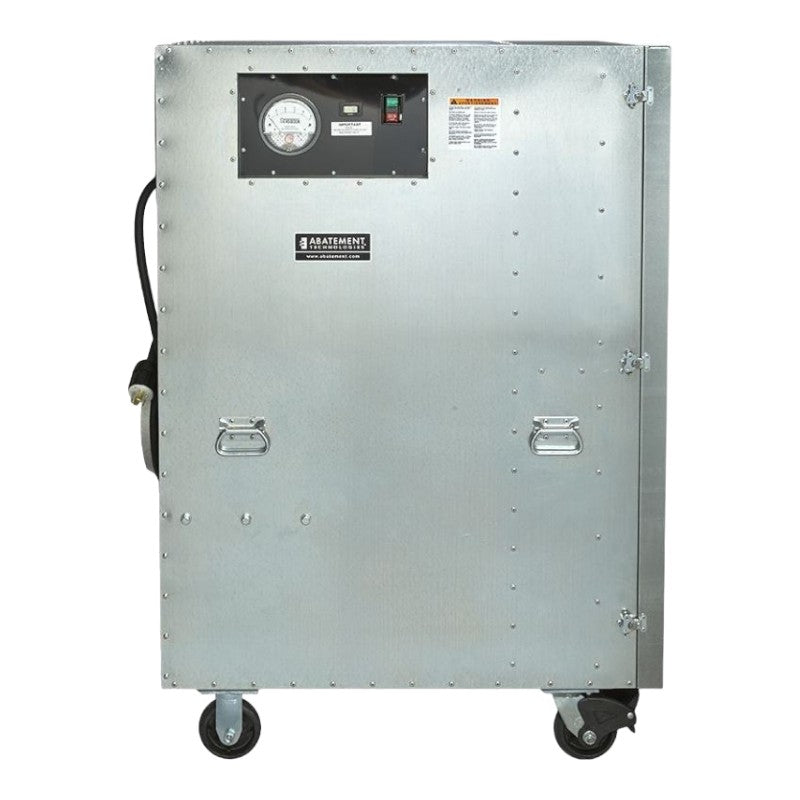 Durable HEPA-AIRE PAS5000 Portable Air Scrubber by Abatement Technologies featuring optional VAPOR-LOCK carbon filters for odor control