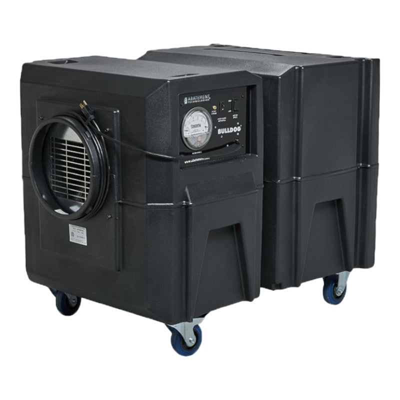 Efficient Abatement Technologies BULLDOG Deluxe BD2KMA air scrubber with 1300 CFM low and 2000 CFM high-speed settings