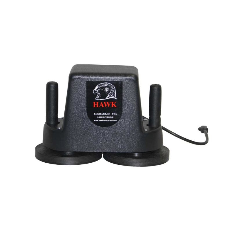 Front of hawk twin talon 14 hard surface dual brush polisher 500 rpm