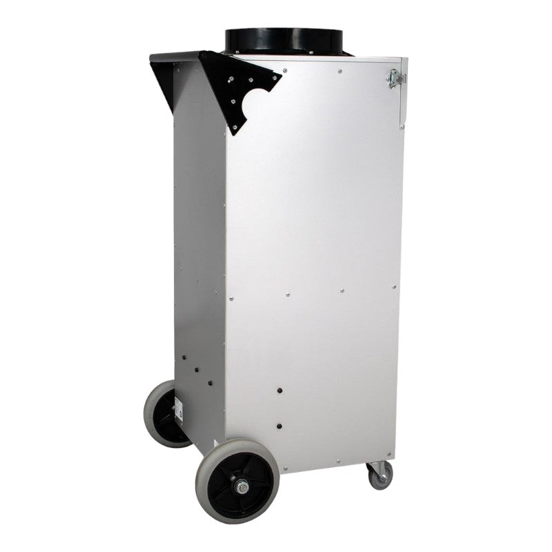 HEPA-AIRE PAS1700 air scrubber by Abatement Technologies with 3-stage filtration system for dust and smoke removal