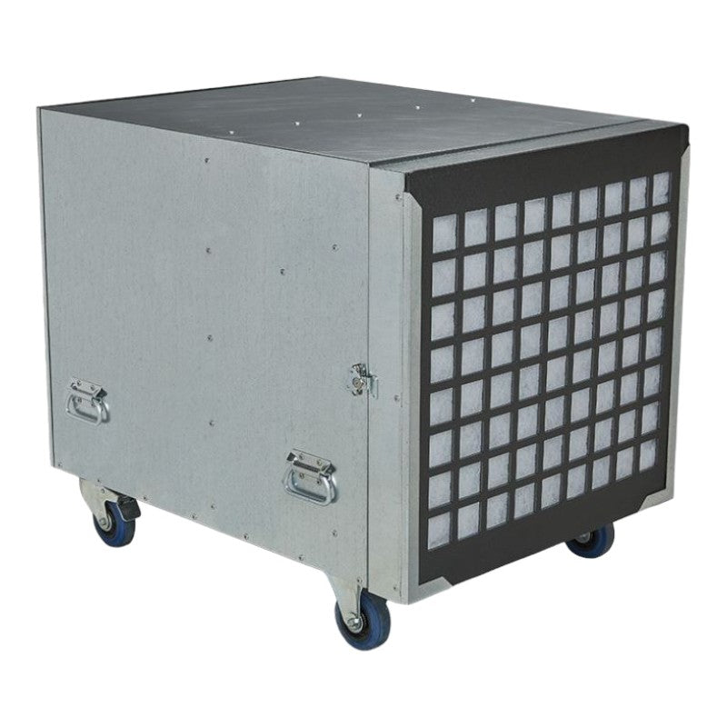 Heavy-duty Abatement Technologies HEPA-AIRE H2KM Negative Air Machine with galvanized steel cabinet and pop rivet construction