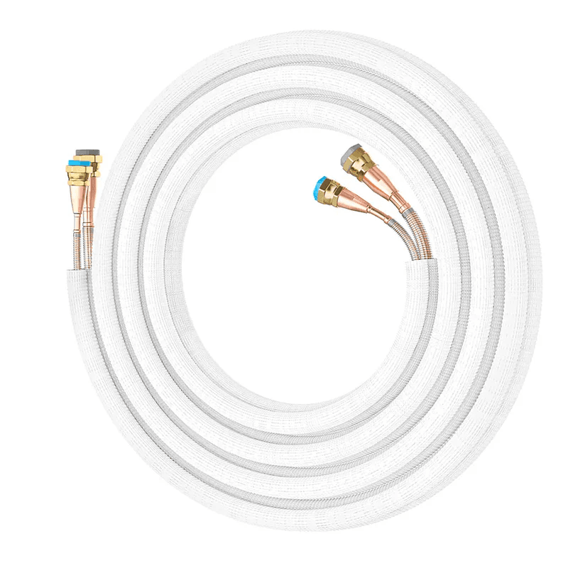  MRCOOL DIY 12K mini split pre charged refrigerant lineset quick connect copper fittings