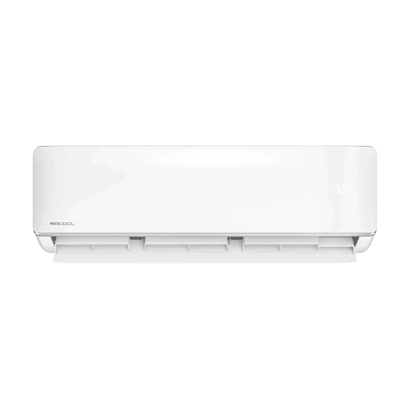 MRCOOL DIY Hyper Heat air handler front view white ductless 230V