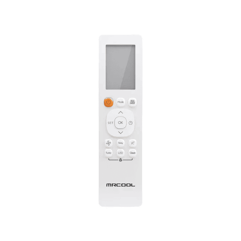 MRCOOL DIY mini split remote control white infrared wireless temperature settings