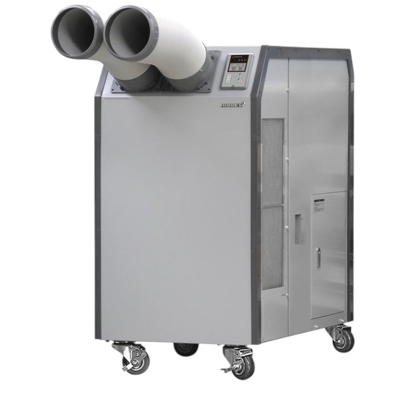 Portable Airrex HSC 60R 5 ton air conditioner with 220V 1ph 60Hz, perfect for versatile cooling in industrial spaces