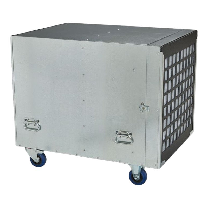 Portable and durable HEPA-AIRE H2KMA Deluxe Negative Air Machine by Abatement Technologies with dual-speed motor and galvanized steel cabinet