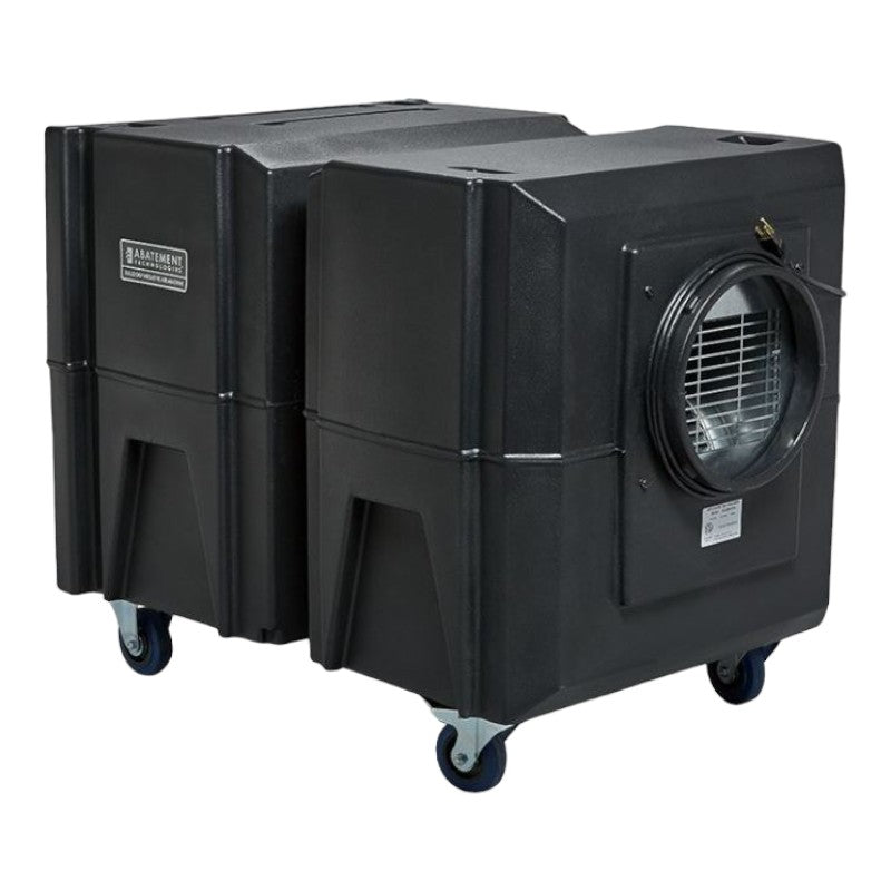 Rugged Abatement Technologies BULLDOG Deluxe BD2KMA Negative air machine with flame retardant UL94HB polymer cabinet 