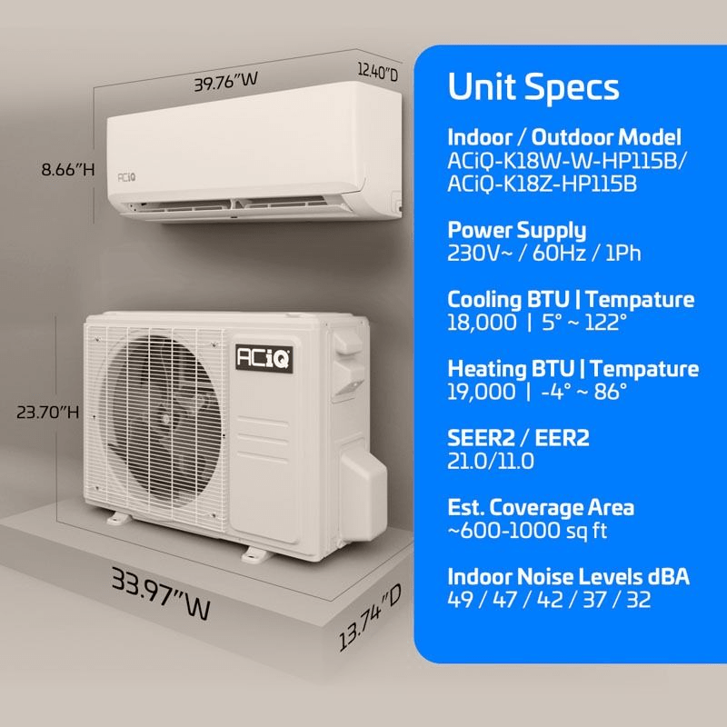aciq es 18k dimension specs 06202522222 size comparison for precise installation
