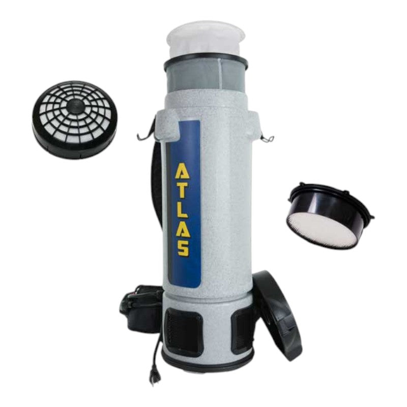 Atlas Filters Square Web for Improved Dust Control on EDIC 600TV Backpack Vacuum