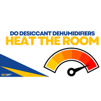 do desiccant dehumidifiers heat the room