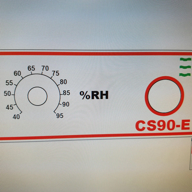 Ebac CS90 Series Industrial Dehumidifier Humidity scale