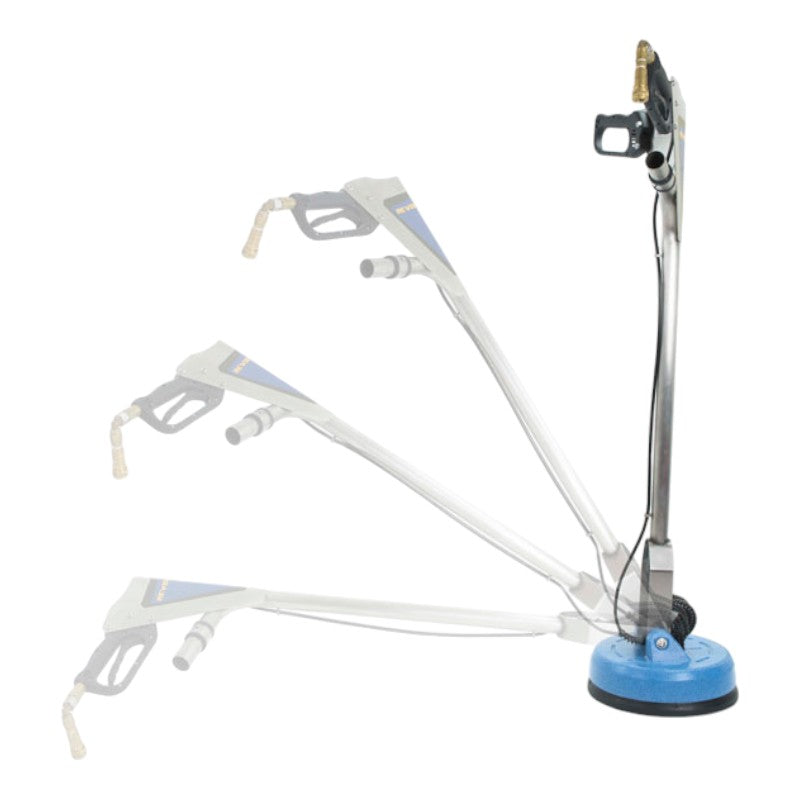 EDIC 1200REV Revolution Tile & Grout Cleaning Tool in Different Positions for Versatile Cleaning