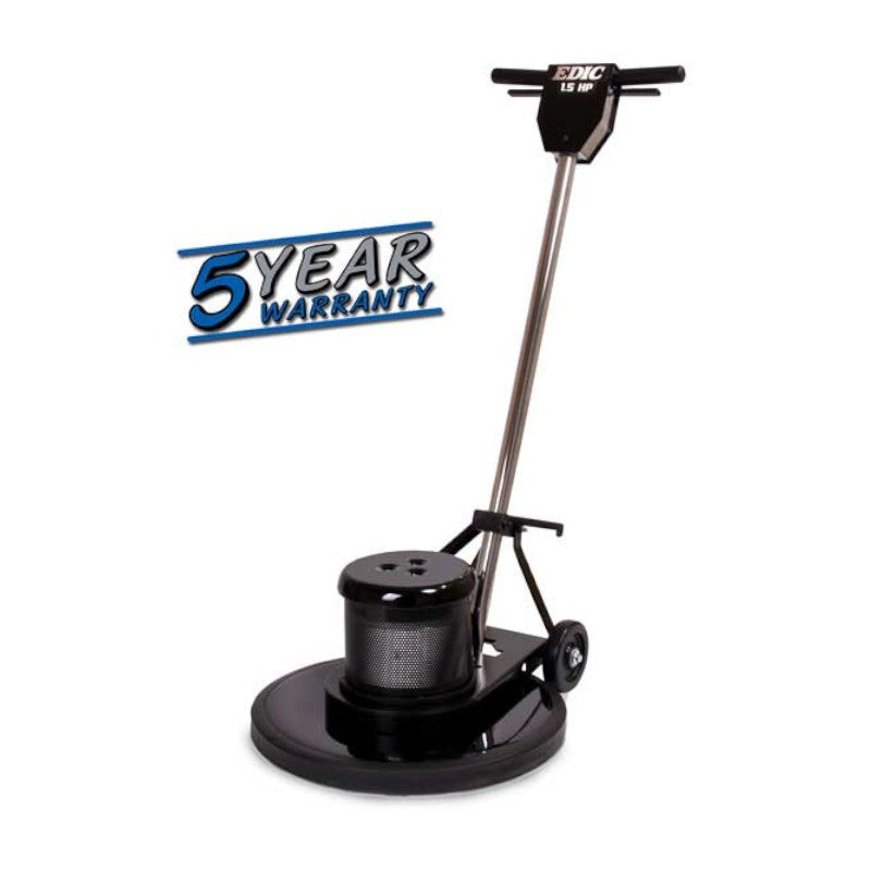 EDIC 17DS3 BK SV Saturn 17 Inch Dual Speed Floor Buffer Machine with Five Year Warranty