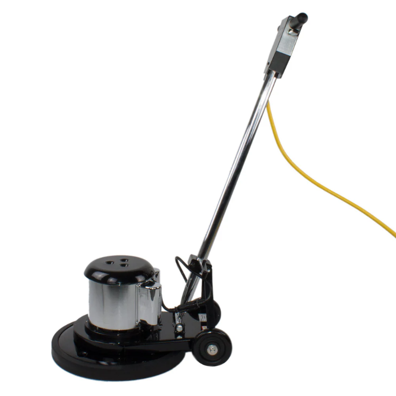 EDIC 20LS3-BK-SV Saturn 20 Inch Low Speed Floor Buffer Machine w/ Pad Driver - 175 RPM