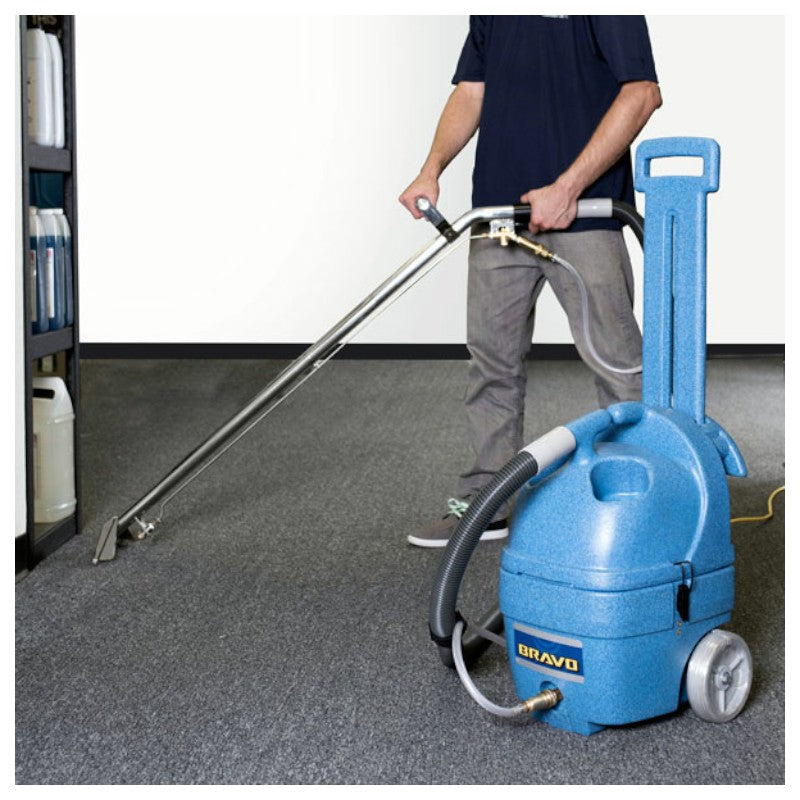 EDIC 330-11003FB Glidemaster Carpet Wand 10 Inch In Action for Powerful Carpet Cleaning