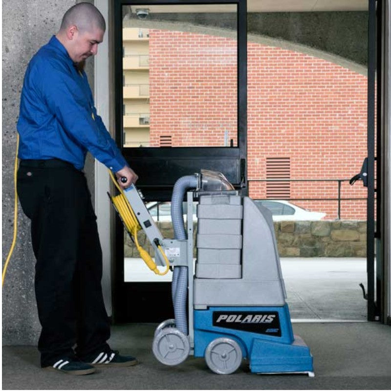 EDIC Polaris 1201PS 12 Gallon Carpet Extractor in Action for Effective Deep Cleaning