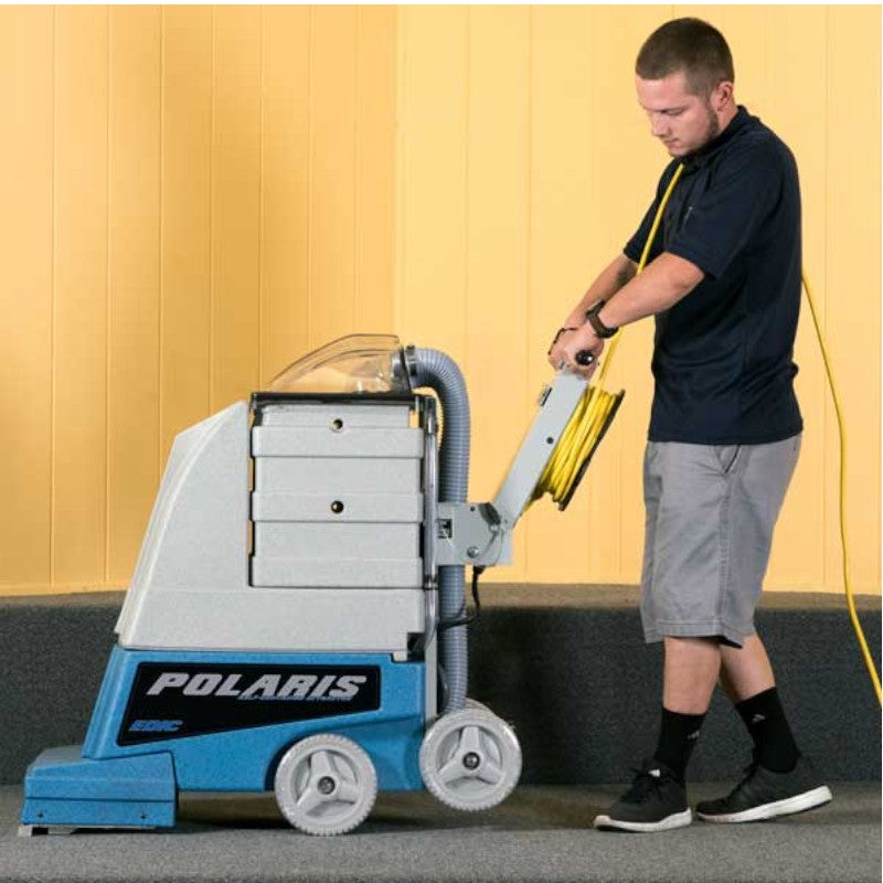 EDIC Polaris 1201PS 12 Gallon Carpet Extractor in Action for Powerful Deep Cleaning