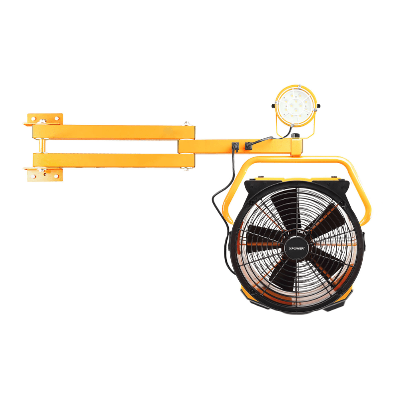 fa-420k2 warehouse dock trailer fan with wall mount arm main image