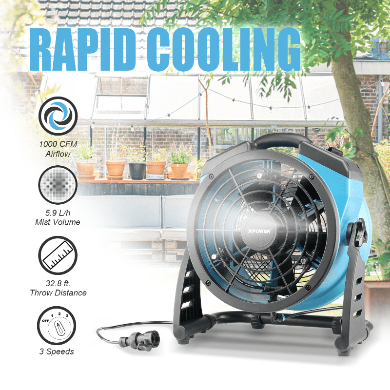 fm-65  misting fan infographic