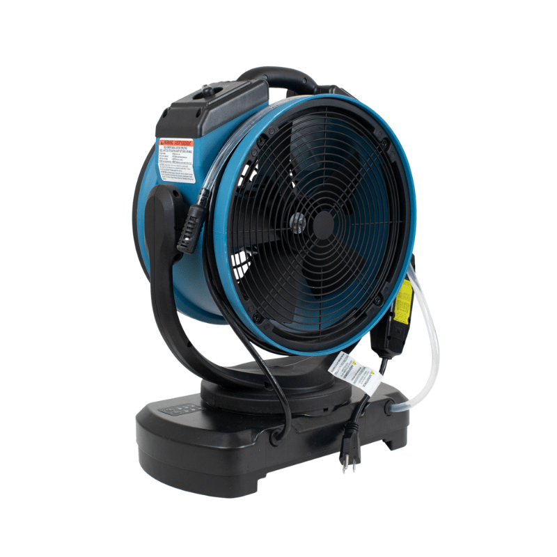 fm-68w misting fan left back angle view