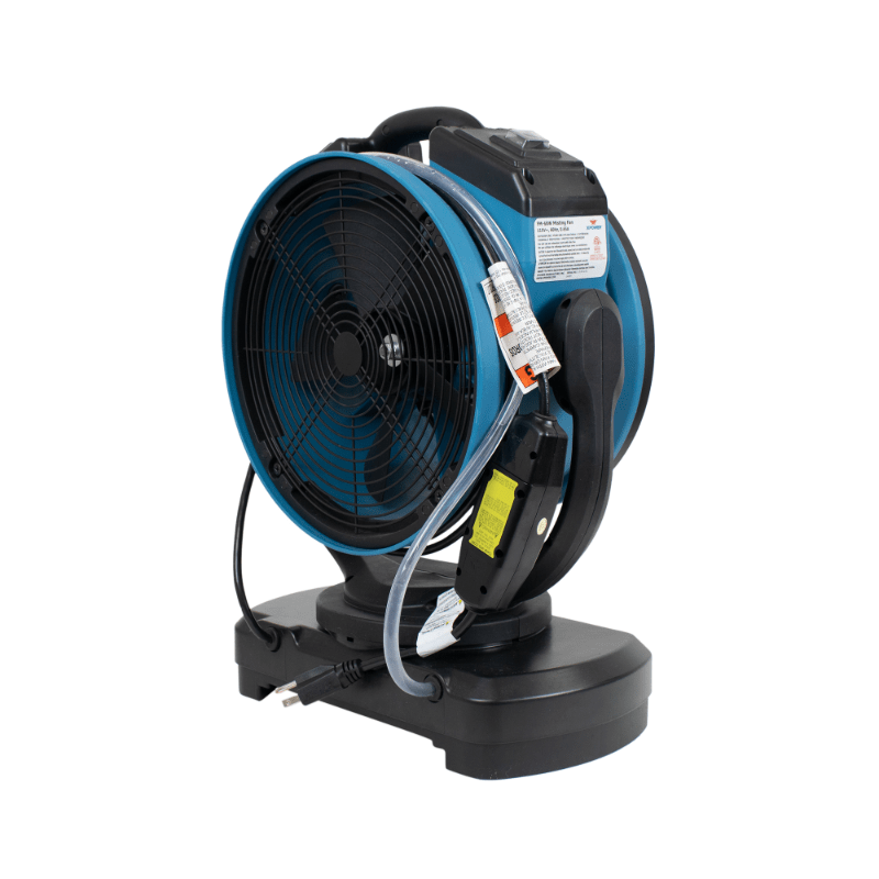 fm-68w misting fan right back angle view