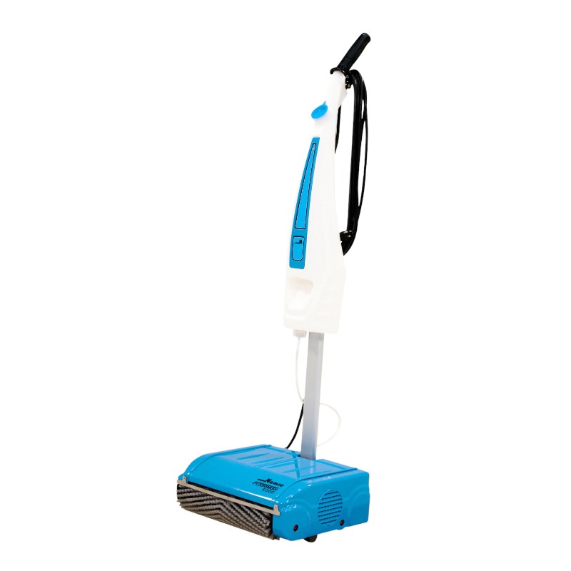 front right angle of namco floorwash 5000 corded multi surface walk behind floor scrubber