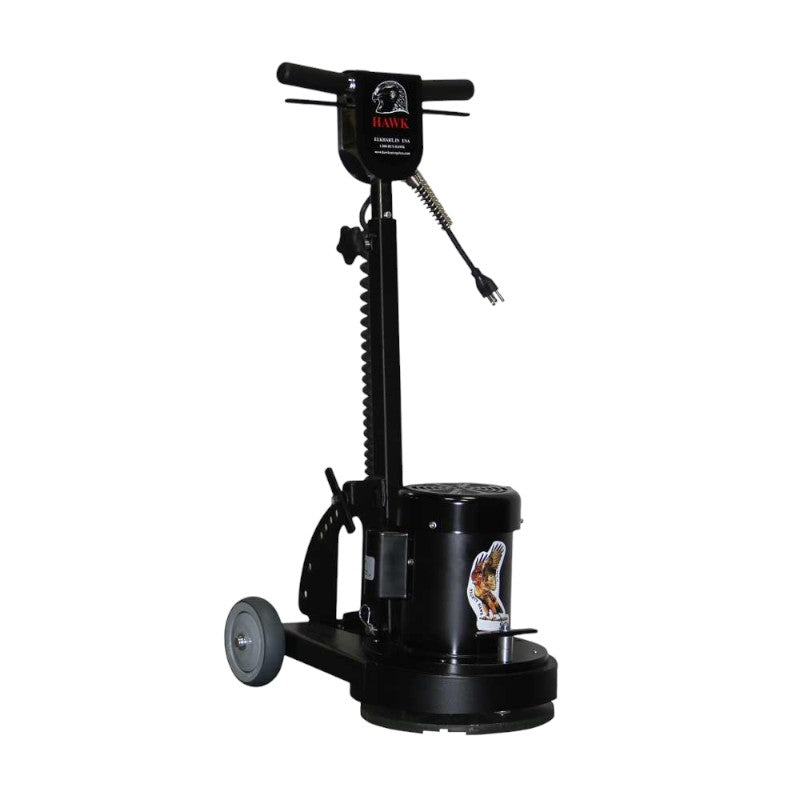 HAWK 10 Inch Mighty Mini Floor Machine at 36 Inch of its Telescoping Handle