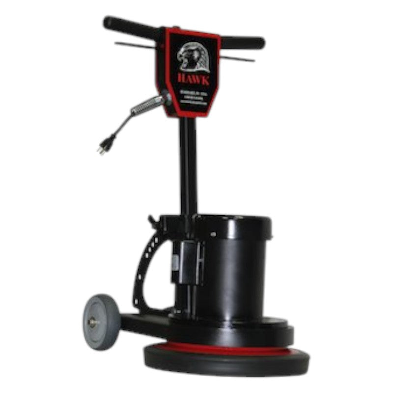 HAWK 13 Inch Mighty Floor Machine with 24 Inch handle