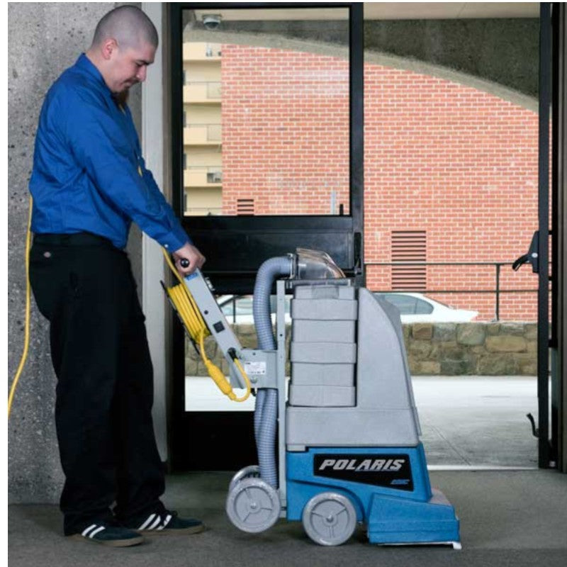 In-Action Side: EDIC Polaris 701PS 7 Gallon Carpet Extractor for Maximum Cleaning