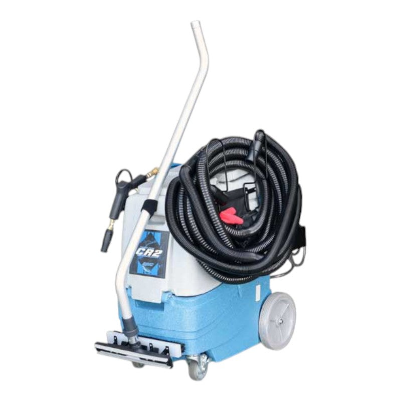 Loaded Front Left View of EDIC 2000RC CR2 Jr. Touch-Free Restroom Cleaner for Enhanced Functionality