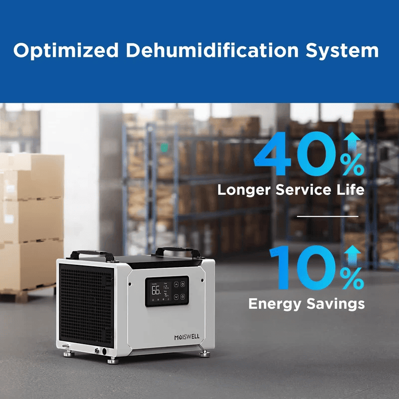 MOISWELL Defender ME-7S energy efficient dehumidifier