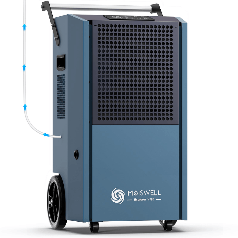 MOISWELL Explorer VP190 Commercial Dehumidifier rear view