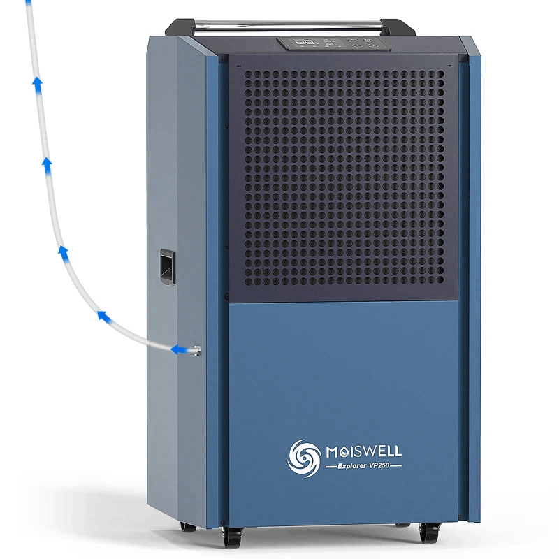 MOISWELL Explorer VP250 Commercial Dehumidifier front view