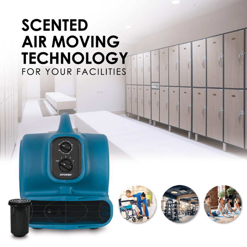 p-450nt  scented air mover infographic