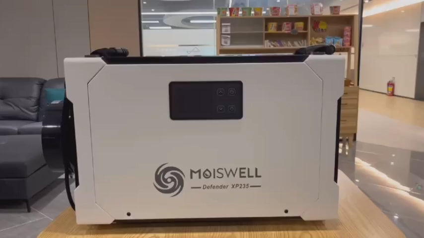MOISWELL Defender XP235 235 Pint Dehumidifier product overview
