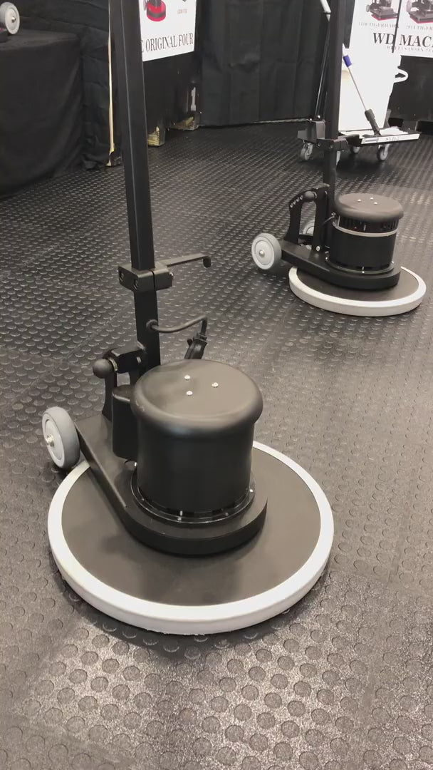 HAWK BlackHawk 17" 2-Speed Floor Machine 175 RPM with Pad Driver Removable Handle Design operation Video