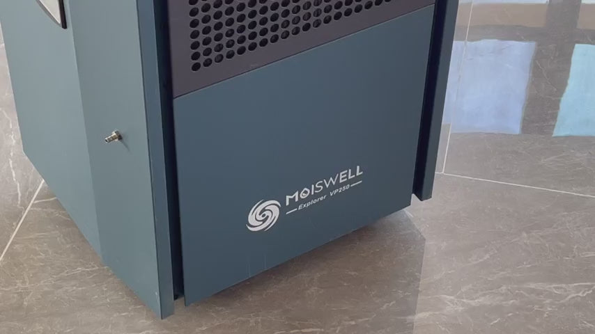 MOISWELL Explorer VP250 Commercial Dehumidifier product overview