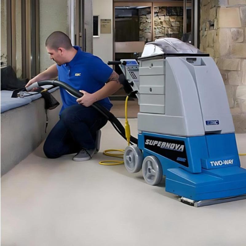 PSN in Action: EDIC Supernova 800PSN 8 Gallon Self-Contained Carpet Extractor for Superior Performance