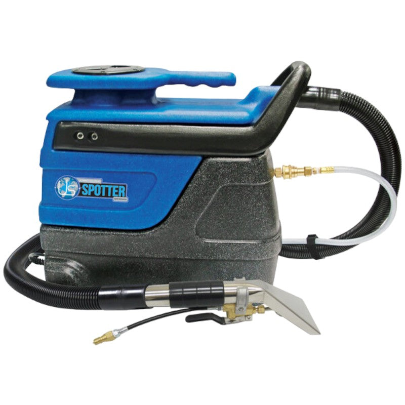 Sandia 50-1001 3-Gallon Spot Extractor Kit With 7 Ft. Vacuum and Solution Hoses, Stainless Steel Upholstery Tool