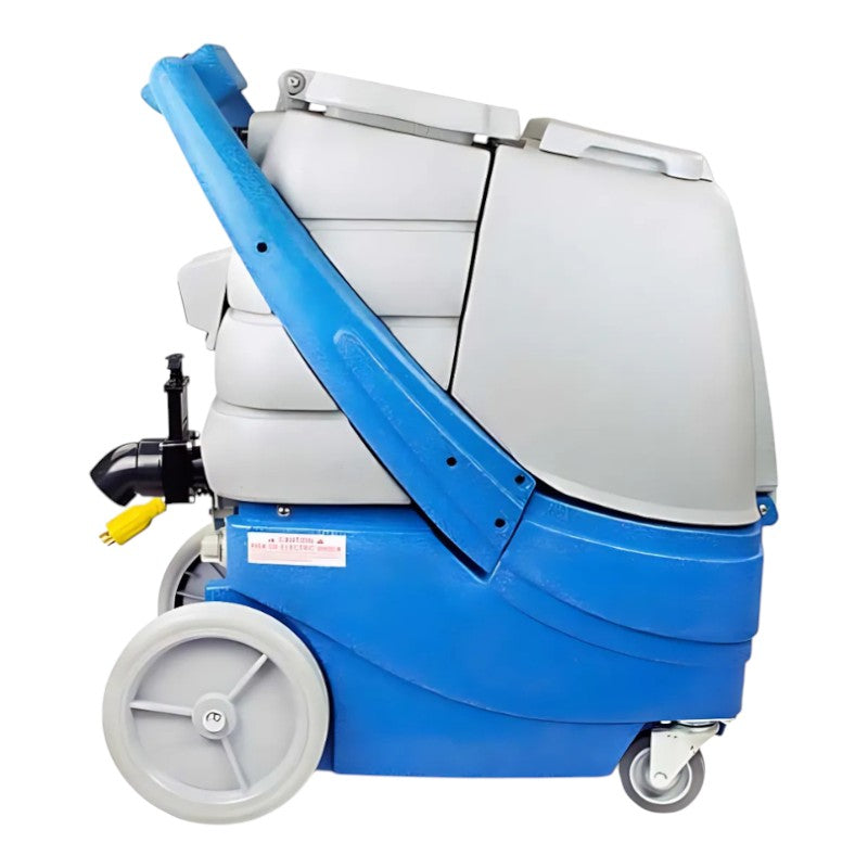 Side View of EDIC Galaxy 2000CX-HR 12 Gallon Box Carpet Extractor - 500 PSI Pump for Compact Performance