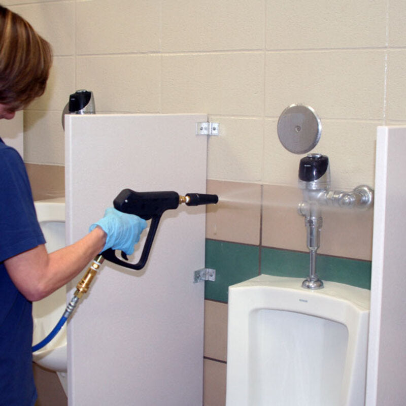 Using Gun with EDIC 2700RC-CK CR2 Restroom and Carpet Kit System for Efficient Cleaning