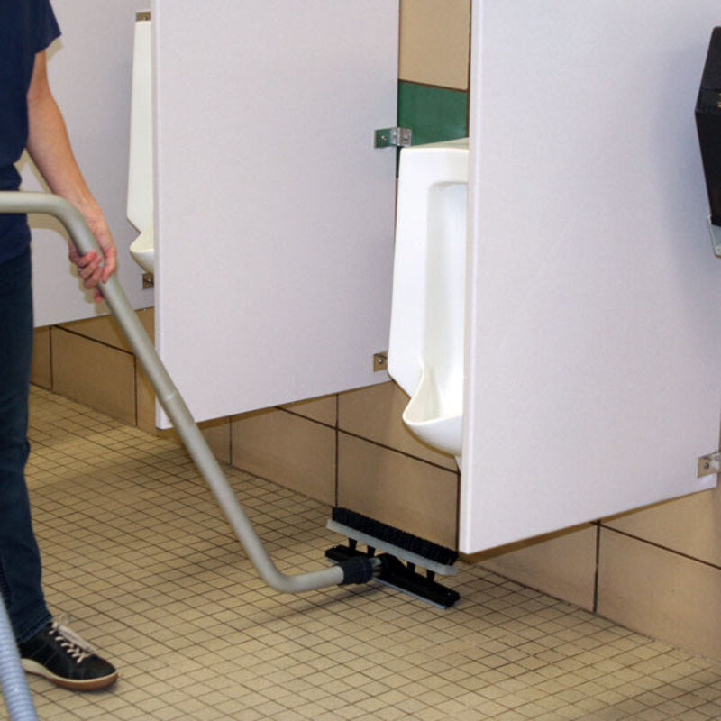 Using Squeegee with EDIC 2700RC CR2 Touch-Free Restroom Cleaning System for Efficient Surface Cleaning