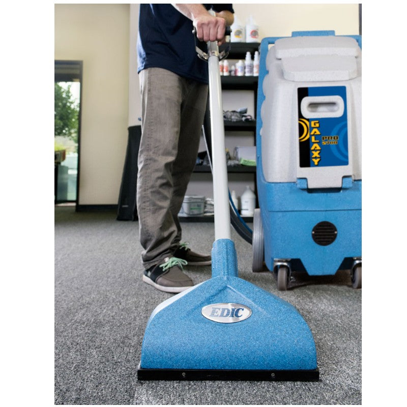 Using Triton Wand with EDIC Galaxy Pro 2700IX-HR 17-Gal Carpet Extractor for Effective Stain Removal