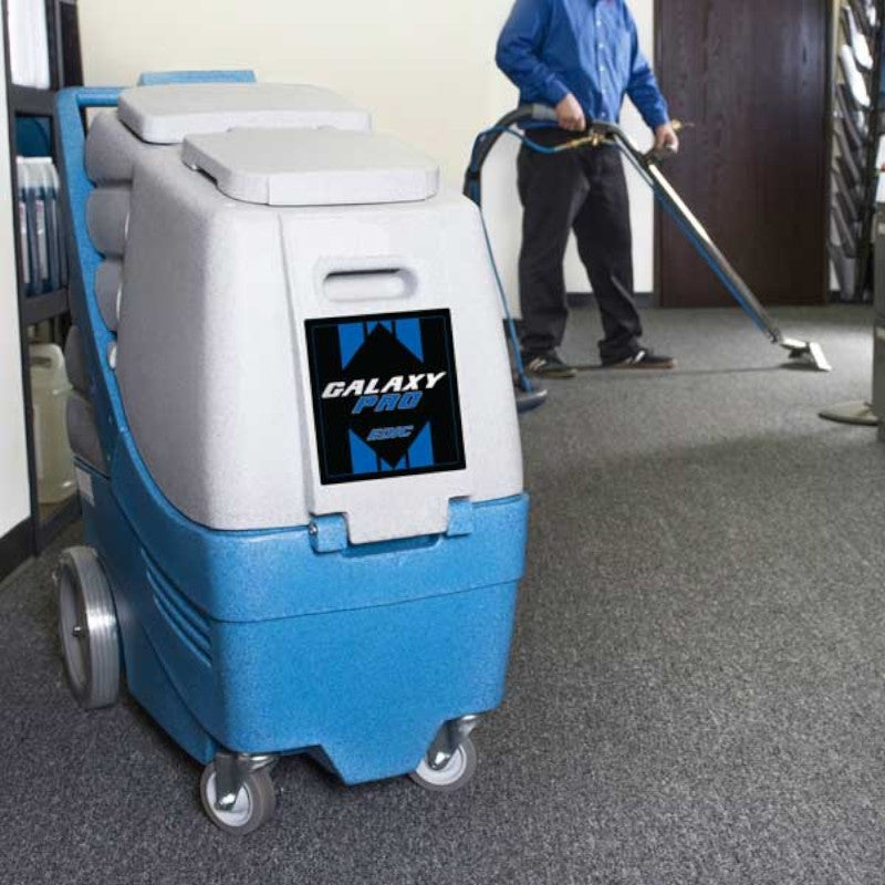 Using Wand with EDIC 17 Gallon Galaxy PRO 220 PSI Heat Ready for Versatile Upholstery and Carpet Cleaning