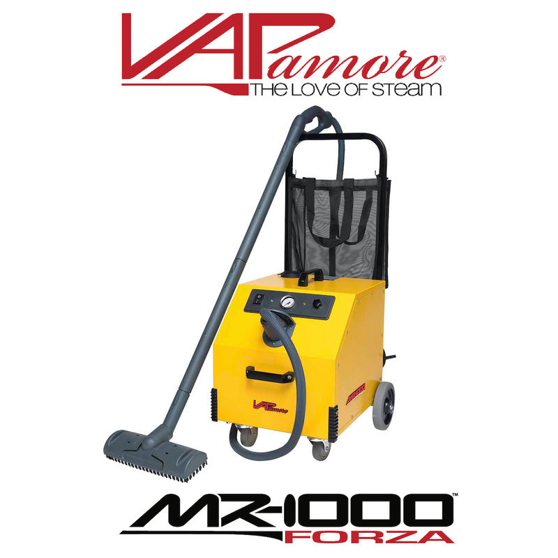 Vapamore MR-1000 Forza steam cleaner featuring 90 PSI steam pressure