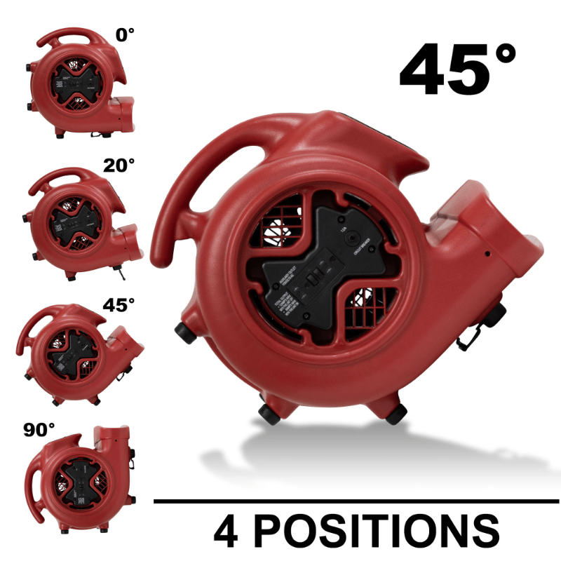 x-600a air mover red 4 positions