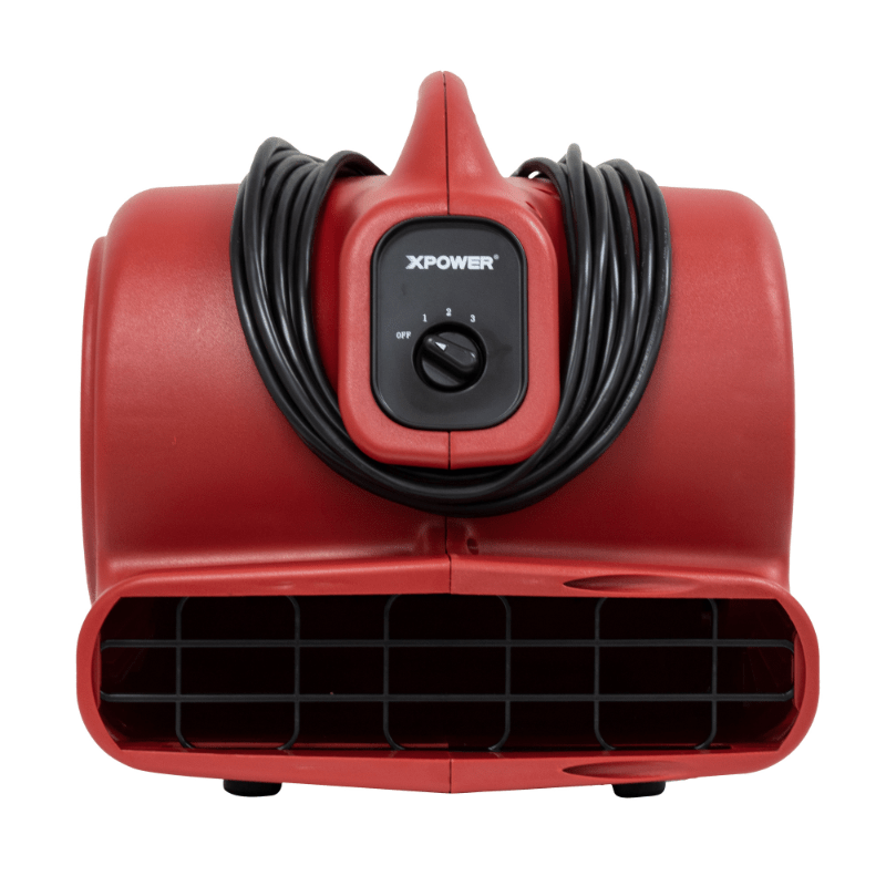 x-600a air mover red front view wrap around