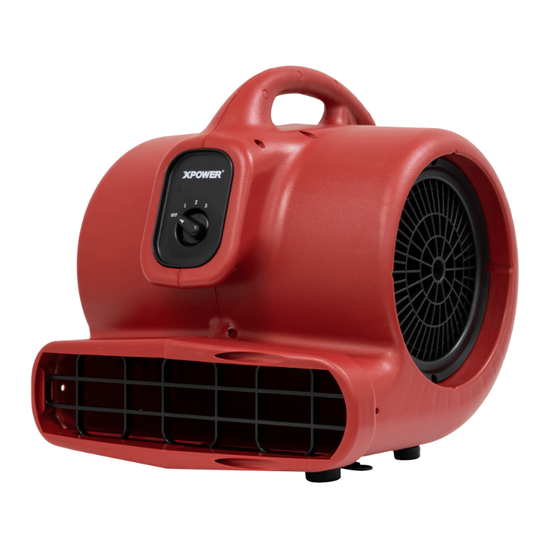 x-600a air mover red right angle view